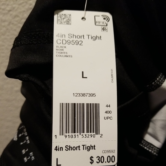 Adidas Climalite Large Compression Shorts - Picture 8 of 9